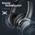 Anker Soundcore Life Q20 Hybrid Active Noise Cancelling Headphones, Wireless Over Ear Bluetooth Headphones, 60H Playtime, Hi-Res Audio, Deep Bass, Foam Ear Cups, Travel, Office, USB-C Charging , Black